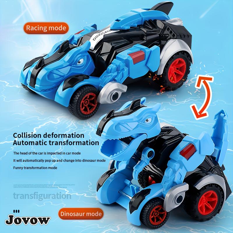 Transform Your Child's Imagination with this Inertial Dinosaur Deformation Toy Car - Perfect Birthday or Christmas Gift!