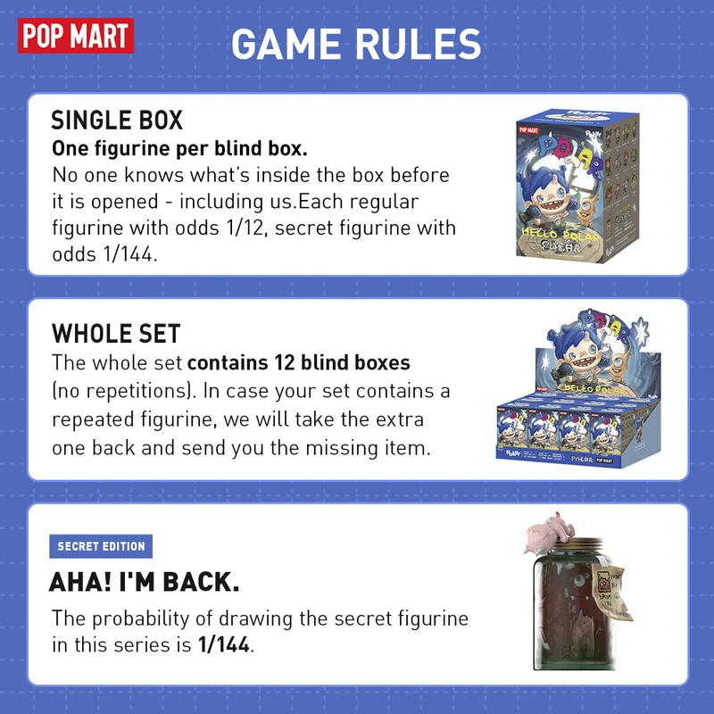 POLAR - HELLO POLAR Season 1 Series Figures, Blind Box, Mystery Box