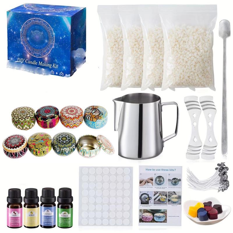 Diy Candle Making Kit, 1 Set Diy Candle Making Supplies for Party, Bridesmaid Gift, Housewarming Gifts