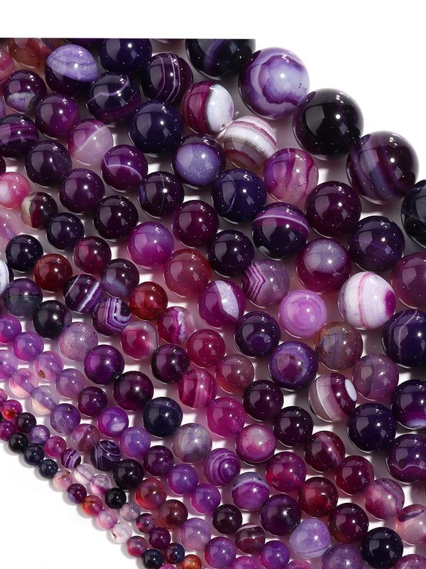 Natural Stone Beads, Boho Style Vintage Beads for Women & Girls, Diy Jewelry Accessories for Bracelet & Necklace & Earrings Making