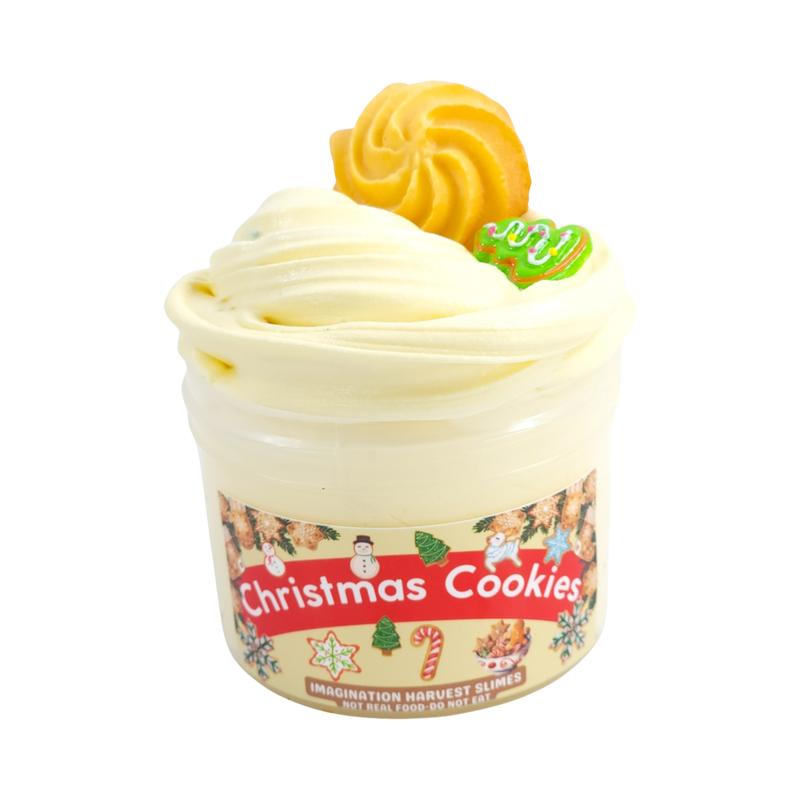 Christmas Cookies Slime - Thick Frosting Butter Slime - Scented Slime - Stretchy Slime - Imagination Harvest - Slime Shop