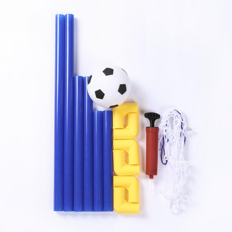 Indoor Football Toy Folding Mini Soccer Ball Goal Post Net Set Child Boys Girls Practical Entertainment Sport Game