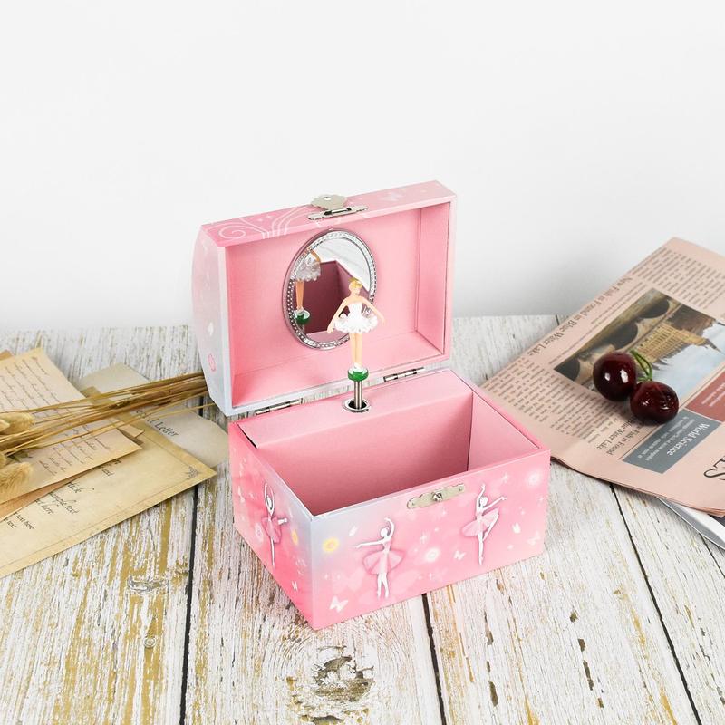 Ballet Girl Design Music Box, 1 Count Hand Cranked Jewelry Box, Creative  Gift for Party Festival Birthday Graduation Christmas