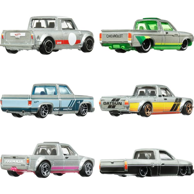 Hot Wheels 2024 ZAMAC Pickup Truck 6 Pack Set - HRX57