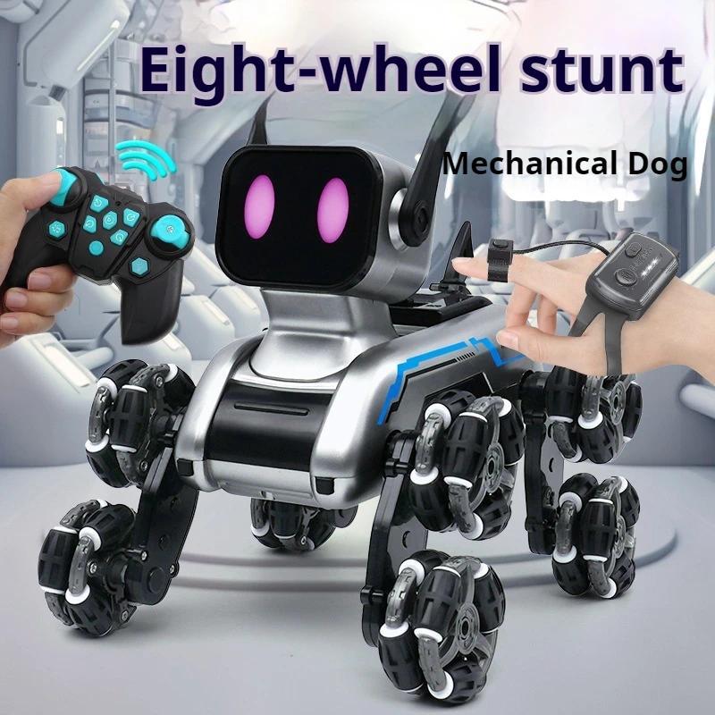 cool stuff rc drift car:2.4G remote control car,8-wheel rc robot dog,2-medium rc mode,electric car rc cars kids toys funny gift