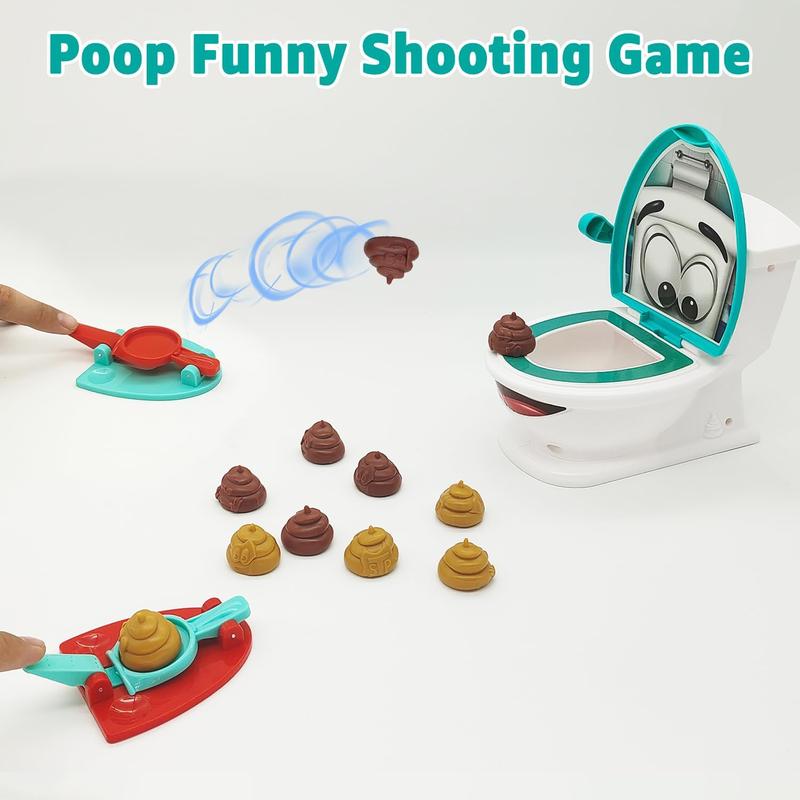 Poop Shoot Game, 1 Box Funny Poop Game Toy, Stress Relief Toy for Kids & Adults, Novelty & Gag Toys for Birthday Gift, Christmas Gift