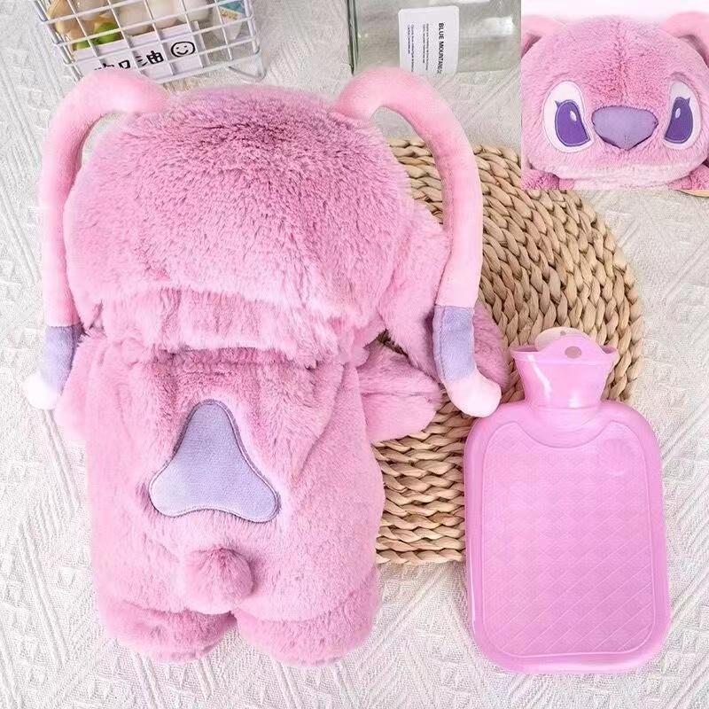 Cartoon Sti-tch Plush Toy with Thermos Bottle