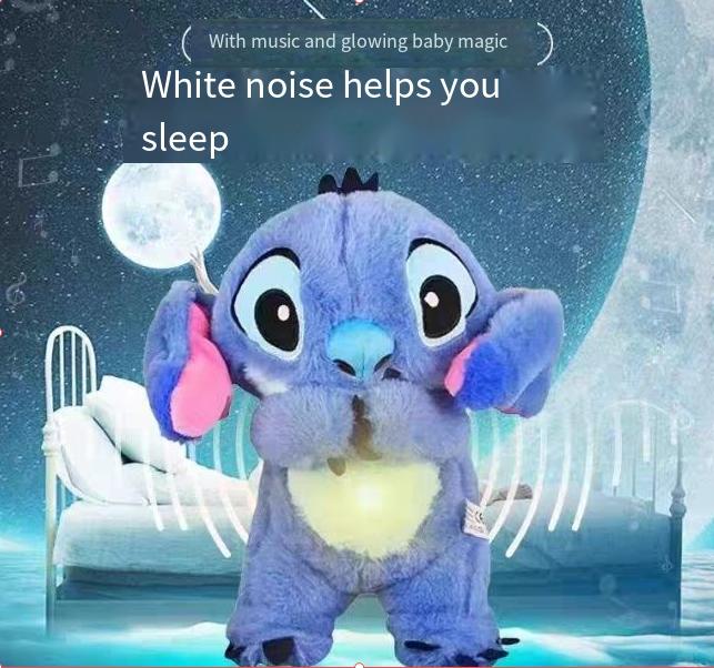 Stit-ch Anxiety Relief Stuffed Animalswith Sensory Details Music Lights &Rhythmic Breathing Motions for calm &Comfort