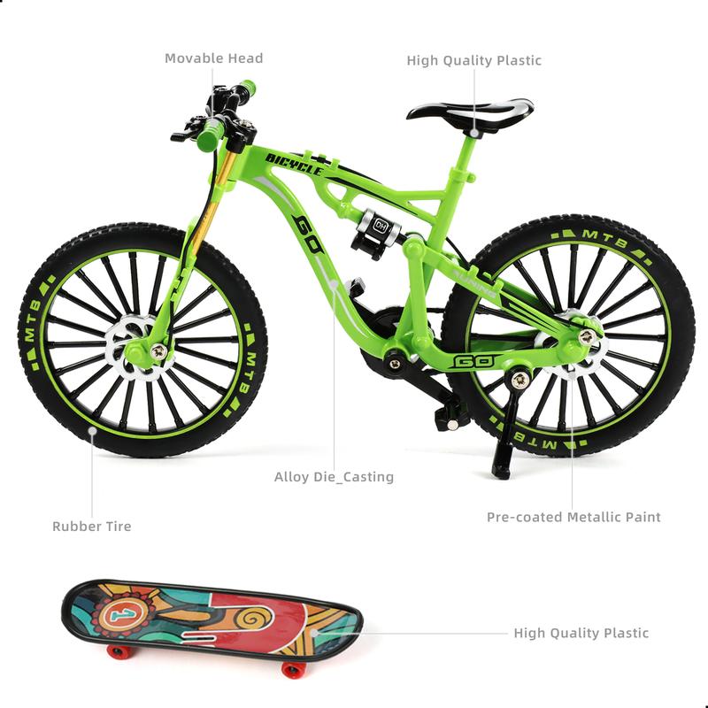 1:8 Scale Finger Bike Bicycle Model Toy Mini Bike Model Toy Bicycle Ornament for Home Decorated