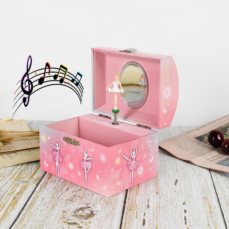 Ballet Girl Design Music Box, 1 Count Hand Cranked Jewelry Box, Creative  Gift for Party Festival Birthday Graduation Christmas