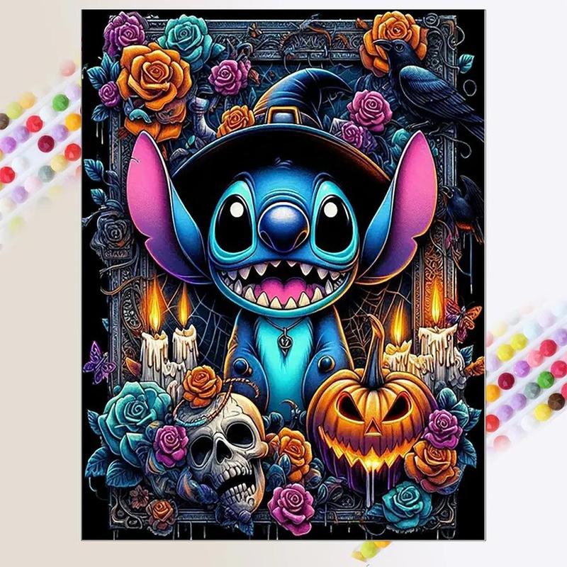 Cartoon Pattern DIY Diamond Arts Colorful Painting Kit without Frame, DIY 5D Diamond Arts Colorful Painting Kit, Wall Art Decor for Home