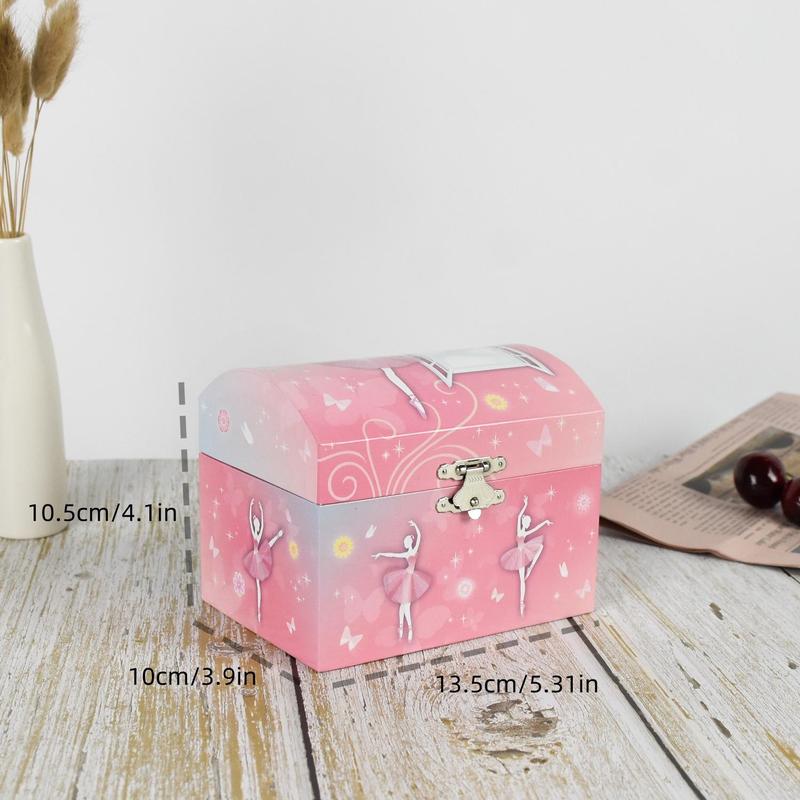 Ballet Girl Design Music Box, 1 Count Hand Cranked Jewelry Box, Creative  Gift for Party Festival Birthday Graduation Christmas