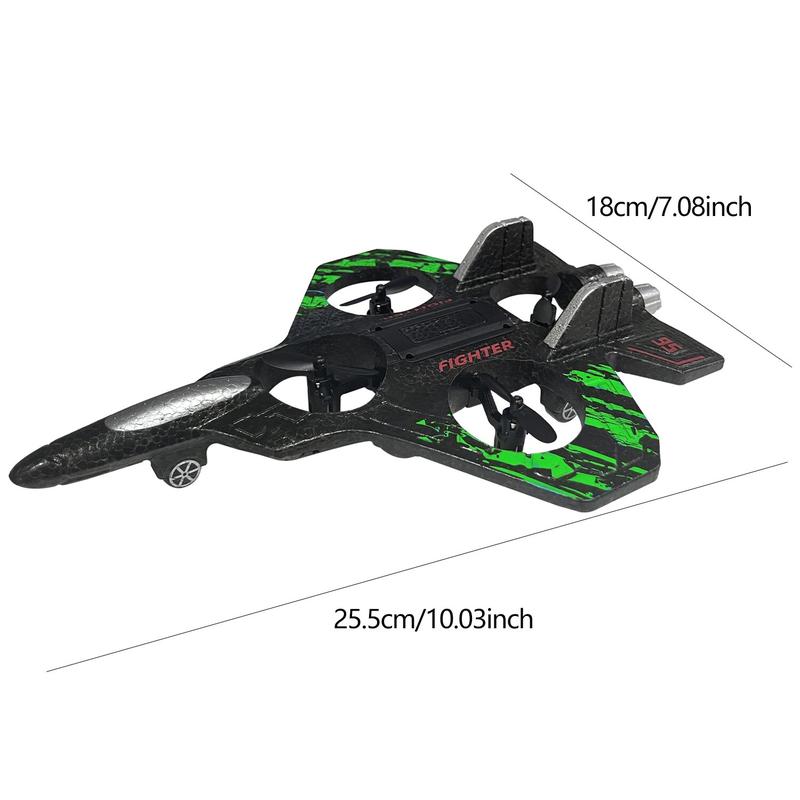 New remote control aircraft shatterproof foam aircraft colorful lights remote control gravity sensing stunt quadcopter drone aircraft toy