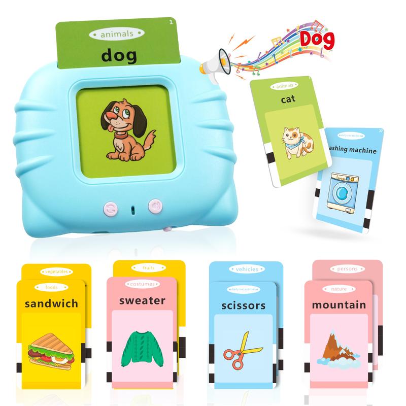 Talking Flash Cards Toys Pocket Speech for Kids Toy, Talking Learning Flash Cards Educational Toys Sensory Toys