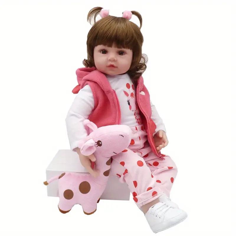 55cm Lifelike Reborn Silicone Doll, Cute Christmas Halloween Thanksgiving Easter Gift for Kids