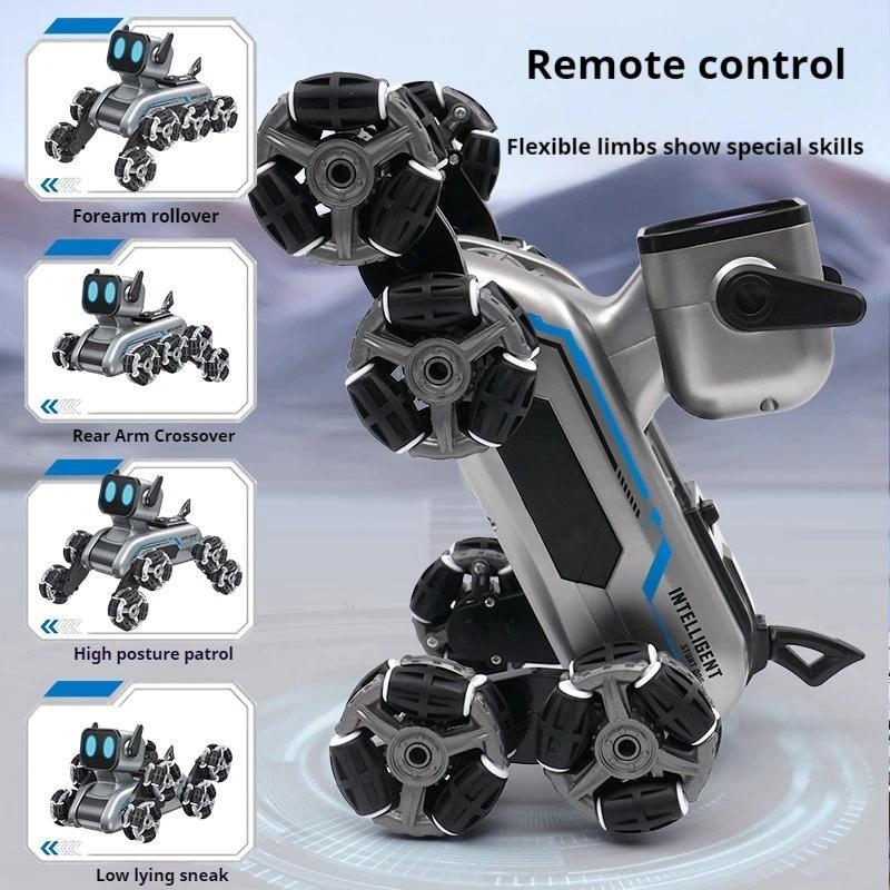 Cool RC Drift Car: 8 Wheel RC Robot Dog, 2.4G RC Car, 2 Medium RC Modes, Electric RC Car Kids Toy Funny - Christmas Gift