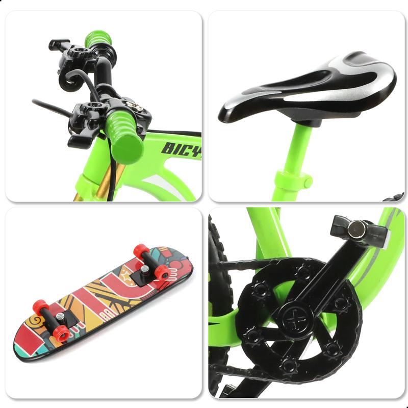 1:8 Scale Finger Bike Bicycle Model Toy Mini Bike Model Toy Bicycle Ornament for Home Decorated