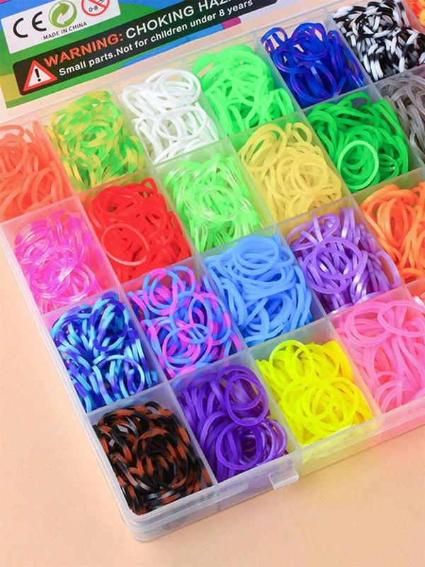 Rubber Band Loom Bracelet Kit, 37 Grids Rubber Band Loom Bracelet Making Kit, Friendship Bracelet Birthday Gift Kit