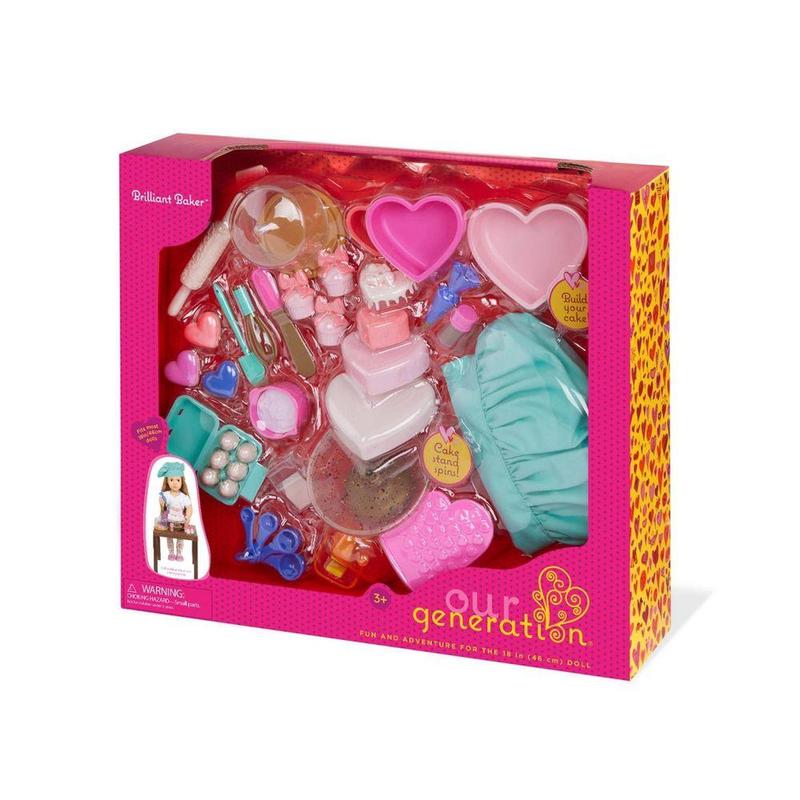 Our Generation Brilliant Baker Accessory Set for 18