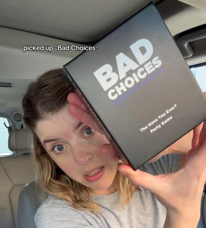 BAD CHOICES Party Game - The Have You Ever? Game - Hilarious Adult Card Game for Fun Parties and Board Games Night with Your Friends