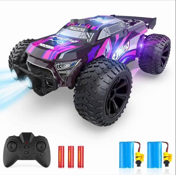 Remote Control Car-Speed ​​20 kilometers per hour, super endurance remote control car, 2×1000mAH RC car, birthday gift for children aged 3-8, children's gift, holiday gift