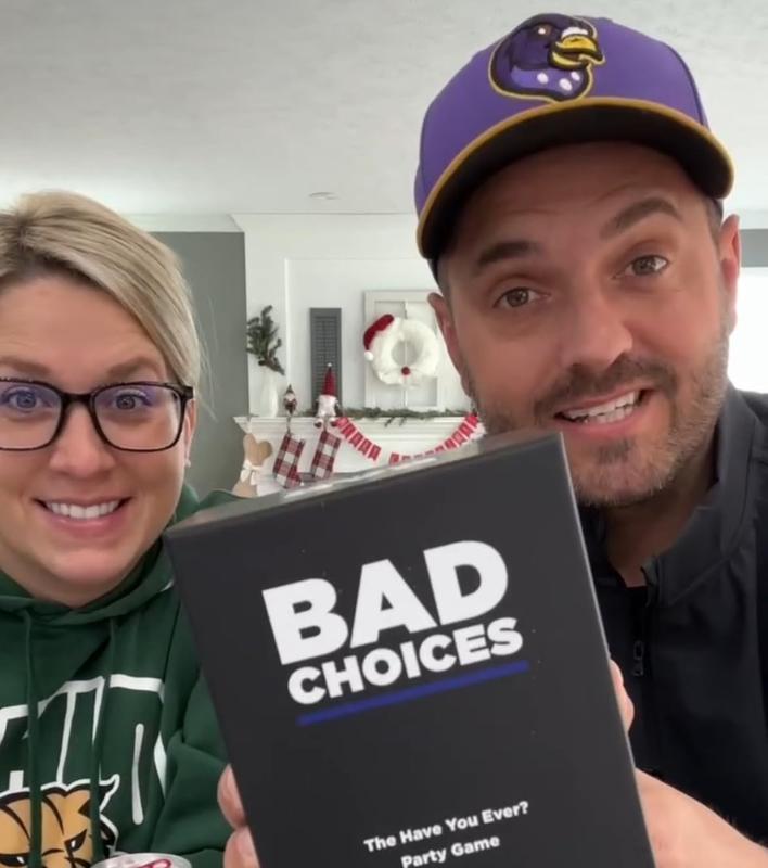 BAD CHOICES Party Game - The Have You Ever? Game - Hilarious Adult Card Game for Fun Parties and Board Games Night with Your Friends