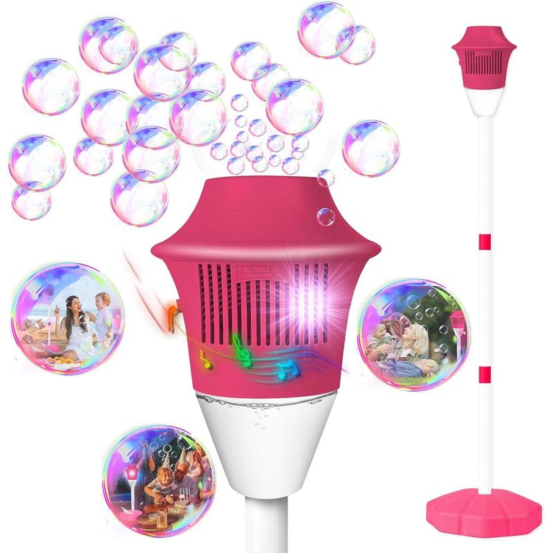 Bubble Machine with Light for Kids, Automatic Height 47