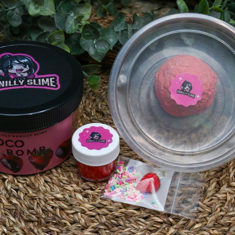 Choco Bomb Glossy Slime DIY