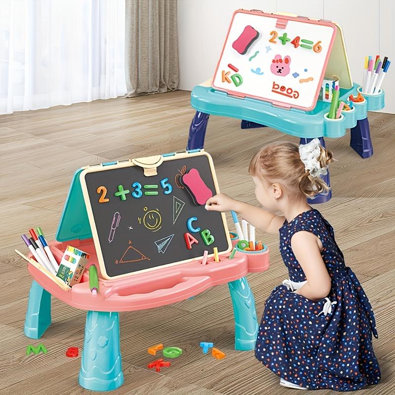 Joy Box White & Black 2 In 1 Board Drawing Board With Teaching Supplies Painting Accessories, Boys & Girls School Gifts, Learning & Education, Black Friday Christmas Birthday Gifts