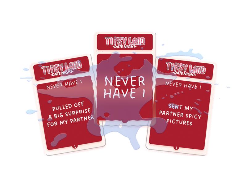 Tipsy Land Date Night Board Game - Fun Adult Drinking Game – Perfect for Couples - Created by Two Women from Texas