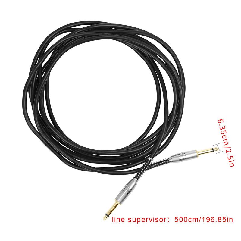 Guitar Effects Cable, 2 Counts 5m Guitar Effects Connector Cable, Music Accessories for Guitar Bass, Musical Instrument Accessories