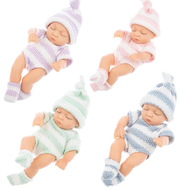 7 Inch Soft Doll with Clothes, 1 Count Cute Soft Doll with Clothing Set, Doll & Doll Clothes Set, Birthday Gift for Kids