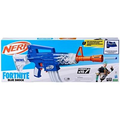 NERF Fortnite Blue Shock Dart Blaster