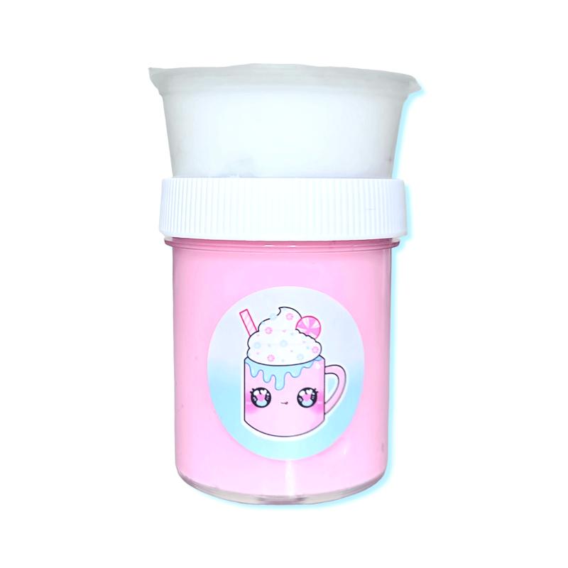 Pink Hot Coco Handmade Butter Cloud Slime