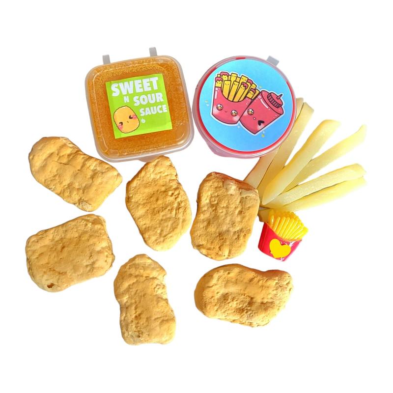 Chicken Nugget DIY Handmade Scented Slime Kit