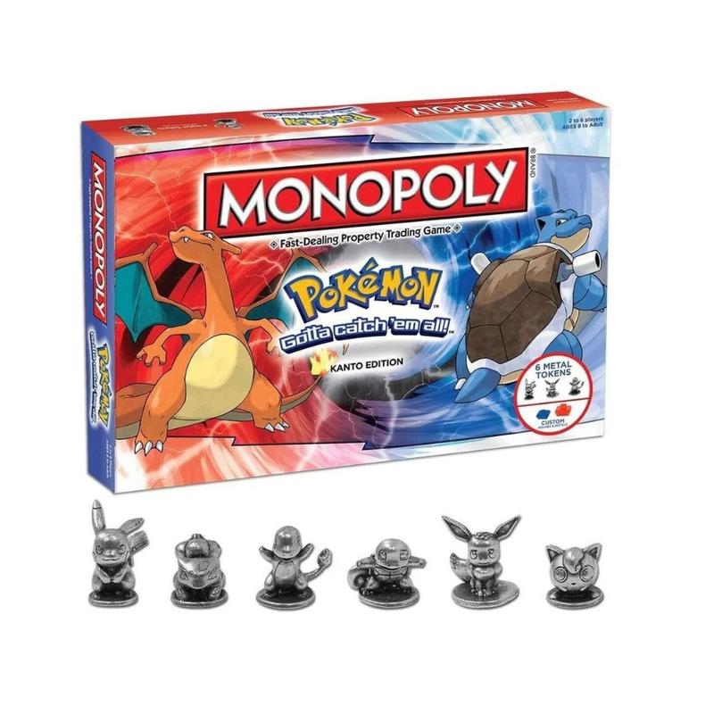 MONOPOLY: Pokemon Kanto Edition - Board Game - Strategy Game for Kids & Adults monopoly