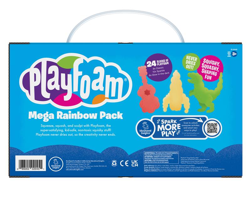 Educational Insights Playfoam Mega Pack with 10 Colors of Playfoam, Non-Toxic, Sensory Toy for Boys & Girls, Ages 3+