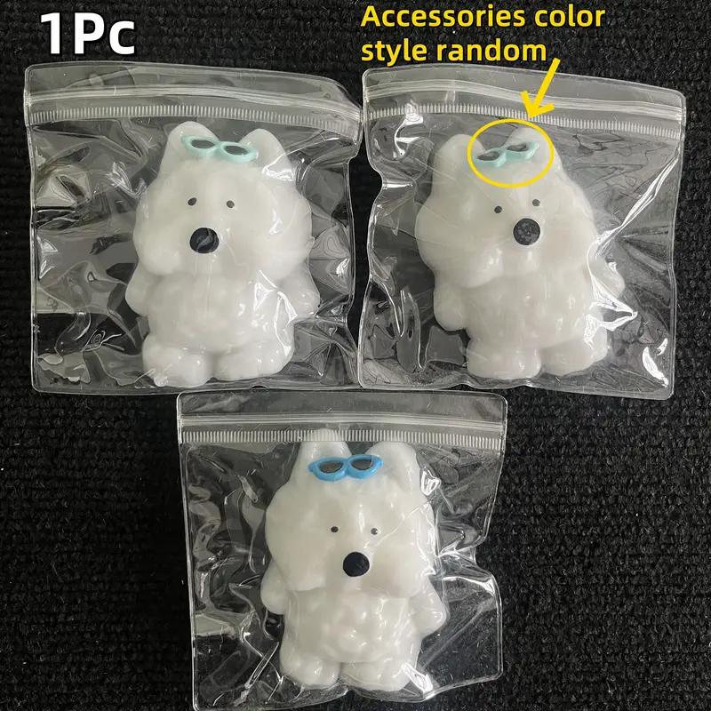 2025 Cute Puppy Sticky West Highland white Terrier  taba Squishy Soft& Sticky Squezze toys Stress Relief Toy