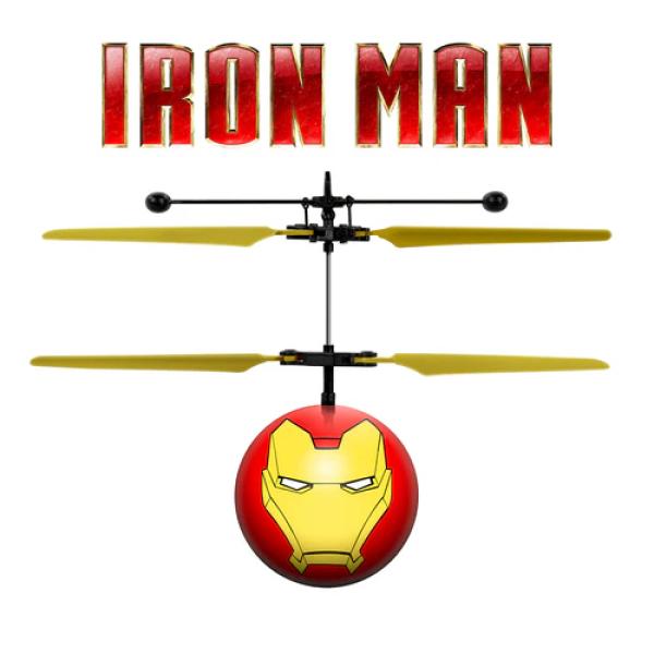 5 Pack Marvel Heli Ball Flying UFO Helicopters - Spiderman Iron Man Hulk Black Panther Captain America