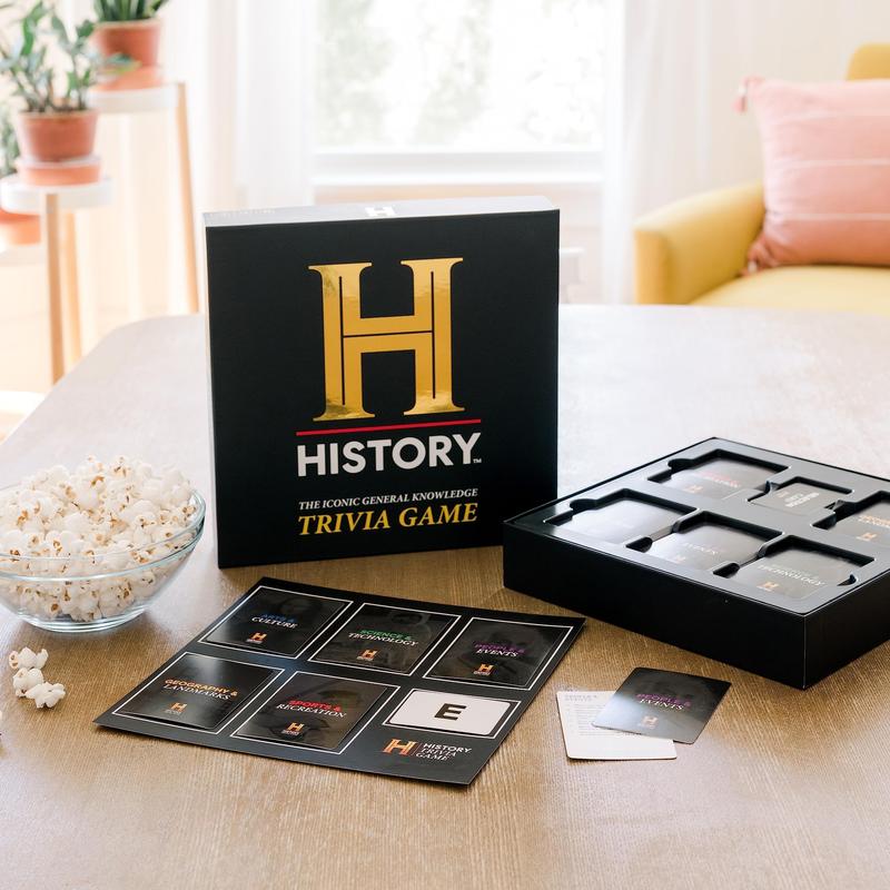 HISTORY Channel Trivia Game - 2000+ Fun General Knowledge Questions for Adults, Family and Teens in The Pursuit of Trivial Knowledge - The Perfect Party Card Game for Board Games Night with your Group