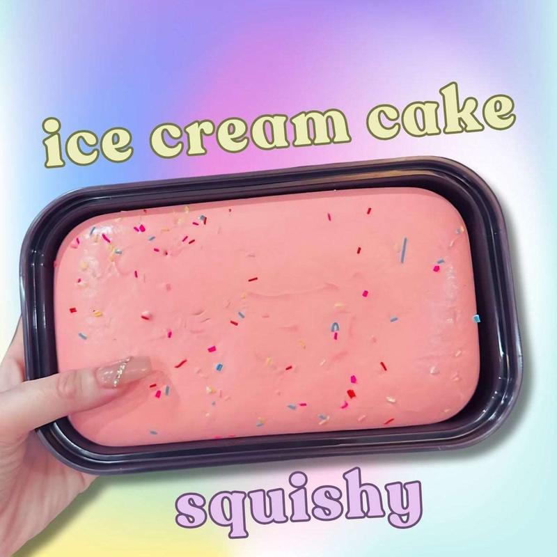 Sticky Sweet Jumbo Ice Cream Cake Scented Squishy