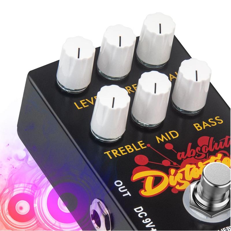 zinc Alloy Overdrive Guitar Effect Pedal Toy, Distortion Guitar Effect Pedal, DC 9V Analog True Bypass, Musical Instruments & Accessories, Stocking Fillers Gift