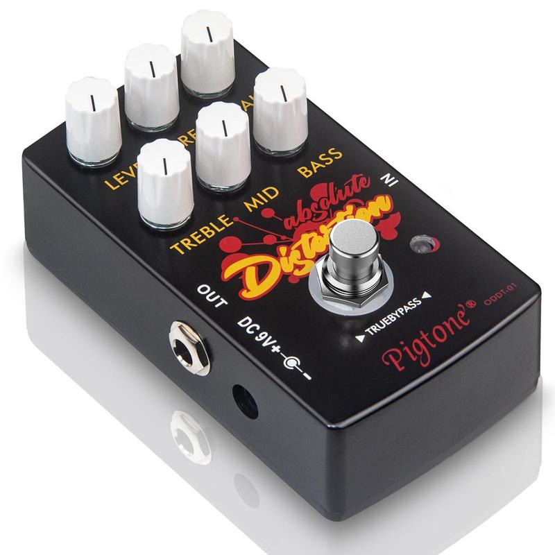 zinc Alloy Overdrive Guitar Effect Pedal Toy, Distortion Guitar Effect Pedal, DC 9V Analog True Bypass, Musical Instruments & Accessories, Stocking Fillers Gift