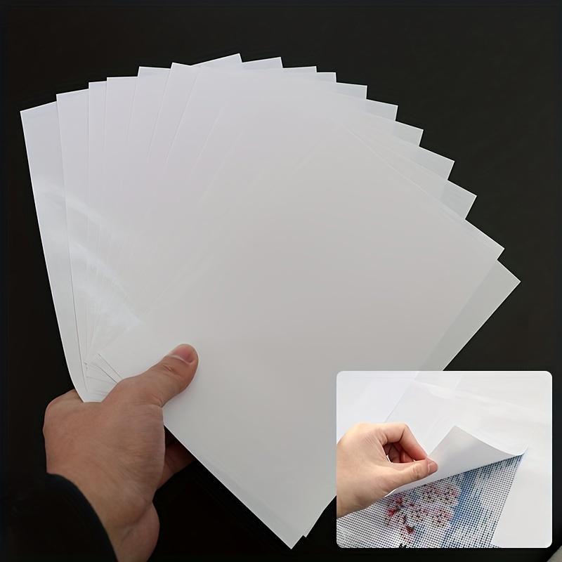 10pcs DIY Diamond Painting Release Paper, Diamond Painting Cover Replacement Paper Sheet, Double-sided Diamond Paint Kit Protective Paper, DIY Diamond Painting Accessories