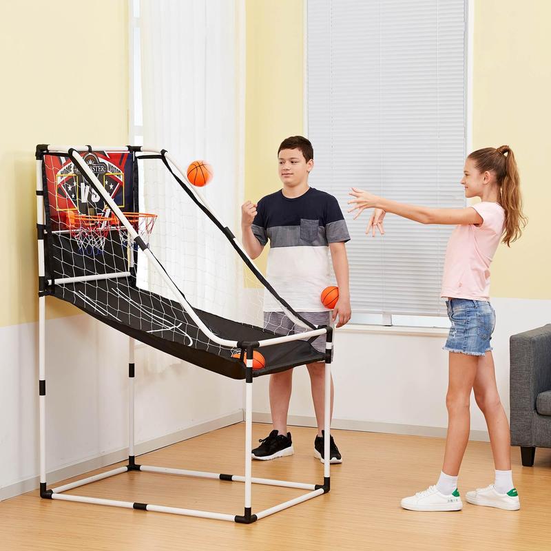 Lancaster Indoor Arcade Basketball Dual Hoop Shooting Game Set