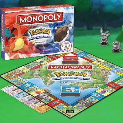 MONOPOLY: Pokemon Kanto Edition - Board Game - Strategy Game for Kids & Adults monopoly