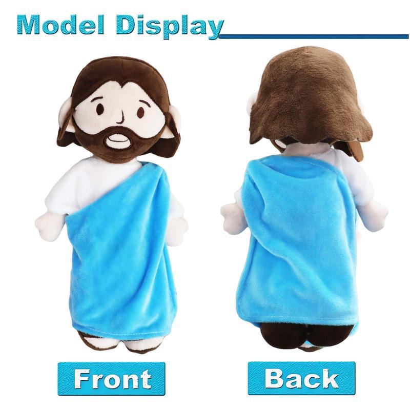 Yelakey Jesus Plush Toy - 11.8 Inch, Soft and Cuddly Stuffed Toy for Kids and Adults, Lovely Plush Gift,Religious Thanksgiving Christmas Christian Baptism Gifts