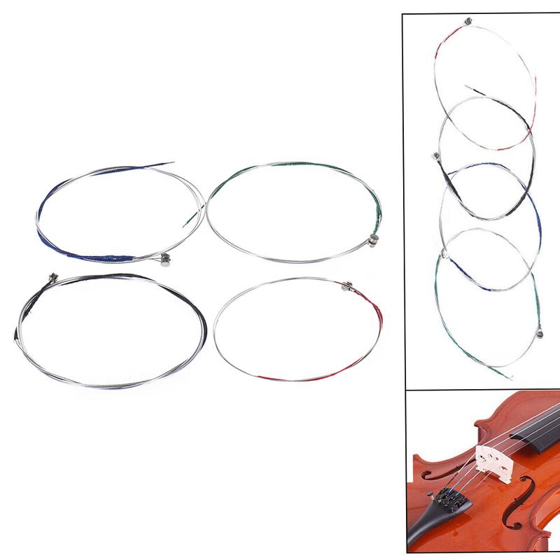 Full Set High Quality Violin Strings Size 4 4 & 3 4 Violin Strings Steel Strings G D A and E Strings