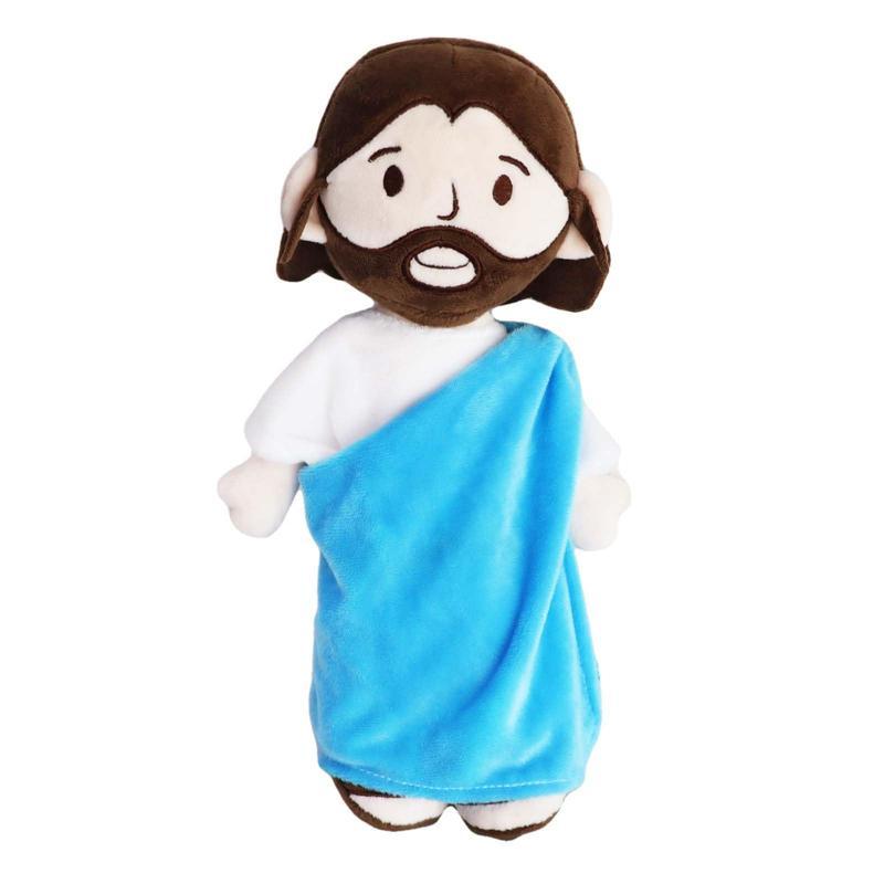 Yelakey Jesus Plush Toy - 11.8 Inch, Soft and Cuddly Stuffed Toy for Kids and Adults, Lovely Plush Gift,Religious Thanksgiving Christmas Christian Baptism Gifts