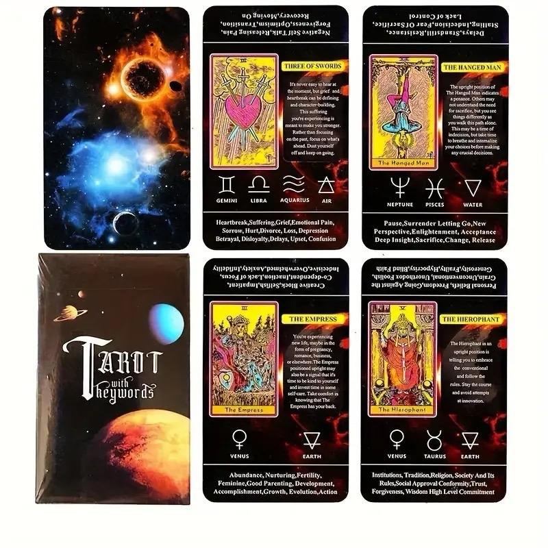 Tarot for Beginners Pocket Card Deck with Meanings tarot card oracle card classic